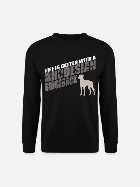 Rhodesian Ridgeback Geschenkidee - Unisex Pullover - Schwarz