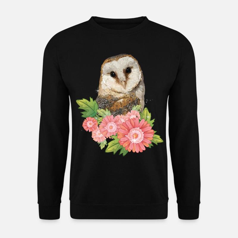 Chouette commune - Sweat-shirt Unisexe - noir