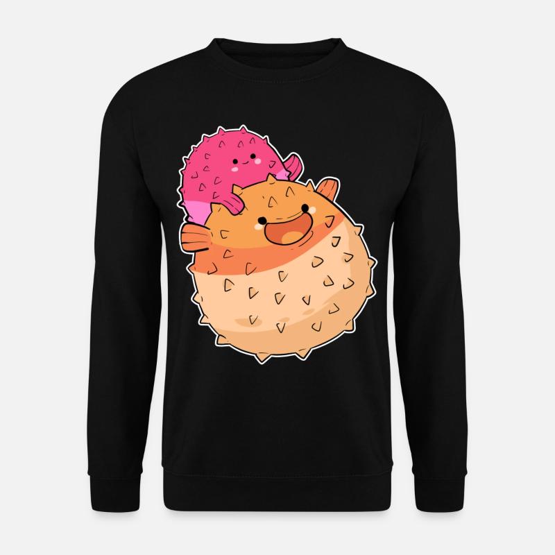 Pufferfish - Unisex Sweatshirt - black