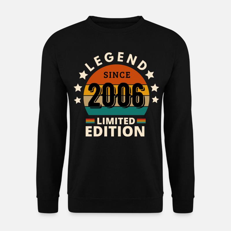 LÉGENDE 2006, MILLÉSIME 2006 - Sweat-shirt Unisexe - noir
