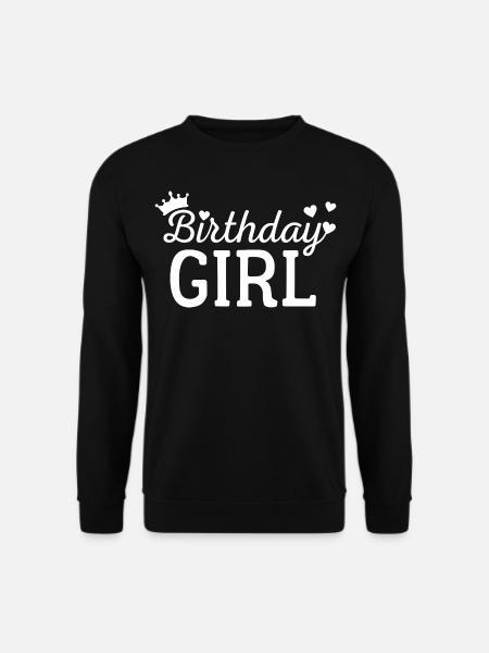 Fille d’anniversaire - Sweat-shirt Unisexe - noir