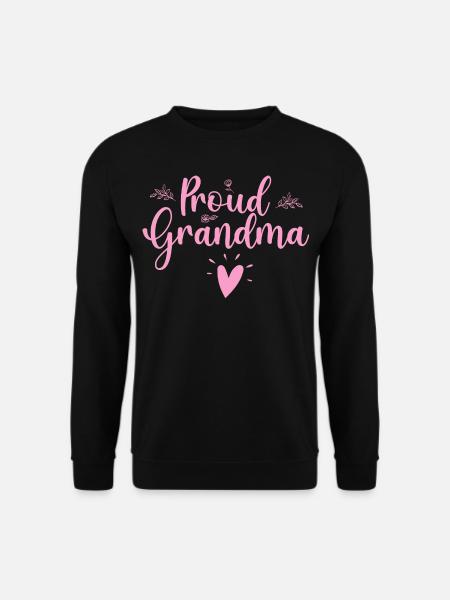 Stolze Oma. - Unisex Pullover - Schwarz
