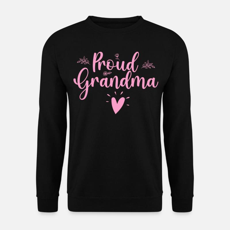 Stolze Oma. - Unisex Pullover - Schwarz