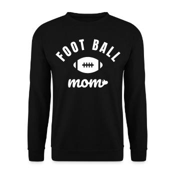 Fußball Mama - Unisex Pullover - Schwarz - Vorne - Alina (178cm) & Michal (187cm)
