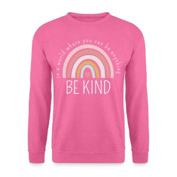 BE KIND - Unisex Sweatshirt - pink - Front