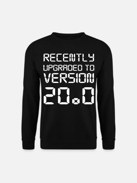 20th birthday - Unisex Sweatshirt - black