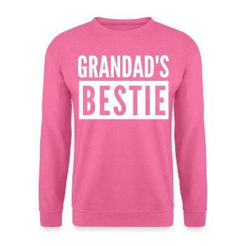 LE MEILLEUR AMI DE GRAND-PÈRE - Sweat-shirt Unisexe - rose - Devant