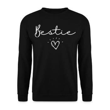 Bestie - Sweat-shirt Unisexe - noir - Devant - Alina (178cm) & Michal (187cm)
