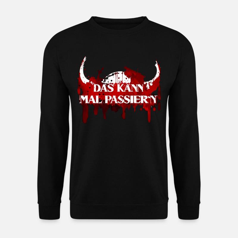 BLATANT VIKING VIKING - Unisex Sweatshirt - black