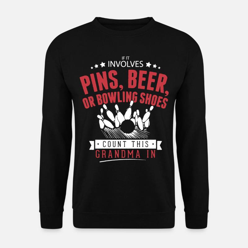 Count Me In Bowling - Unisex Sweatshirt - black