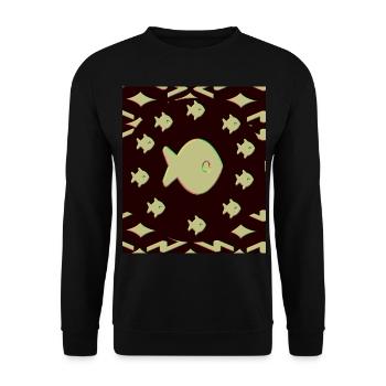 Aquarium - Unisex Pullover - Schwarz - Vorne - Alina (178cm) & Michal (187cm)