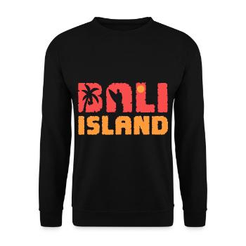 Surfergirl Bali Surfer Surfboard - Unisex Sweatshirt - black - Front - Alina (178cm) & Michal (187cm)