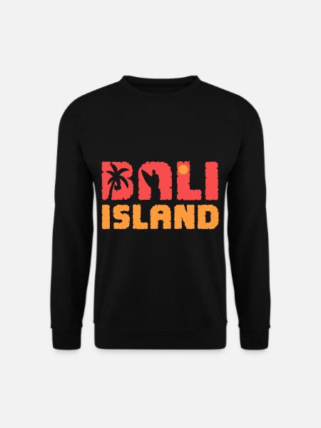 Surf de surf de surf surfergirl Bali Surf surf - Sweat-shirt Unisexe - noir