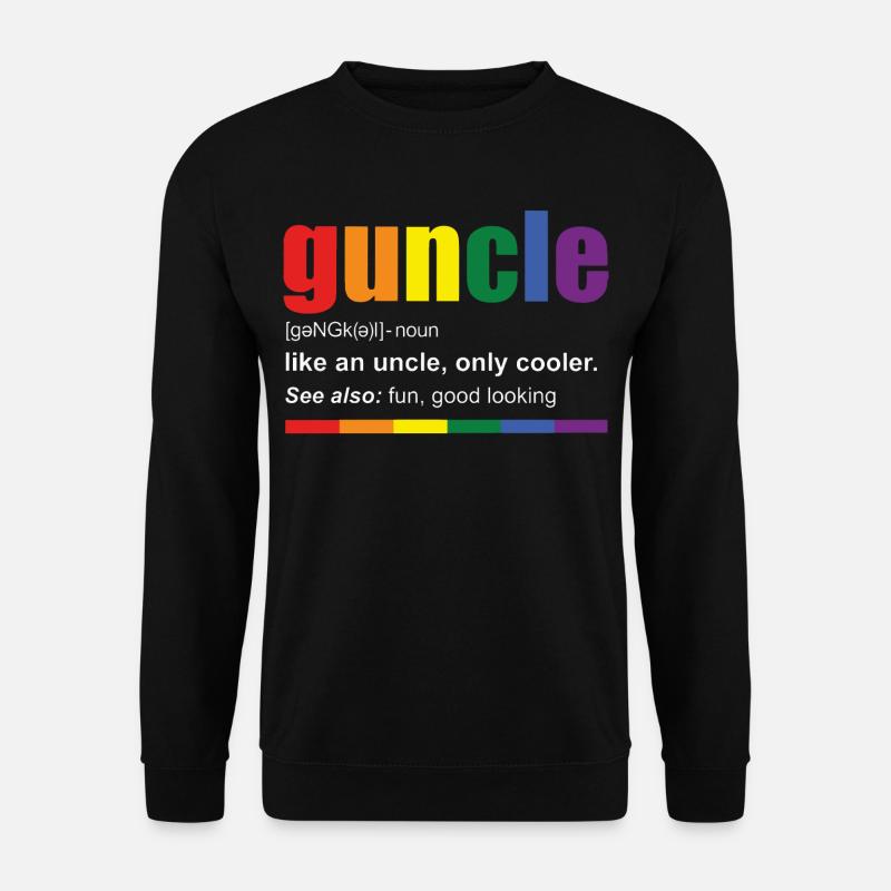 Guncle like an uncle - Unisex Sweatshirt - black