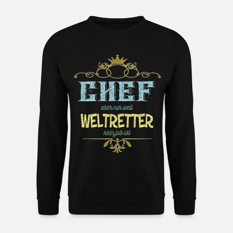 Chef Weltretter - Unisex Pullover - Schwarz