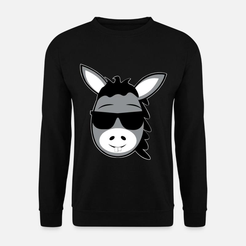 Esel - Unisex Pullover - Schwarz
