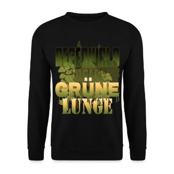 Forêt tropicale notre poumon vert Nature - Protection du climat - Sweat-shirt Unisexe - noir - Devant - Alina (178cm) & Michal (187cm)
