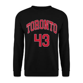 Toronto 43 - Unisex Sweatshirt - black - Front - Alina (178cm) & Michal (187cm)