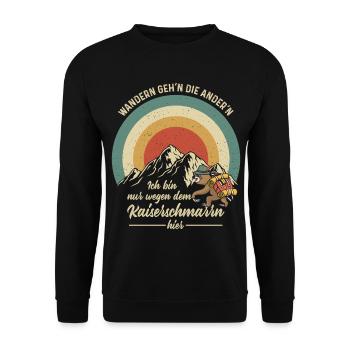Wandern - Unisex Pullover - Schwarz - Vorne - Alina (178cm) & Michal (187cm)
