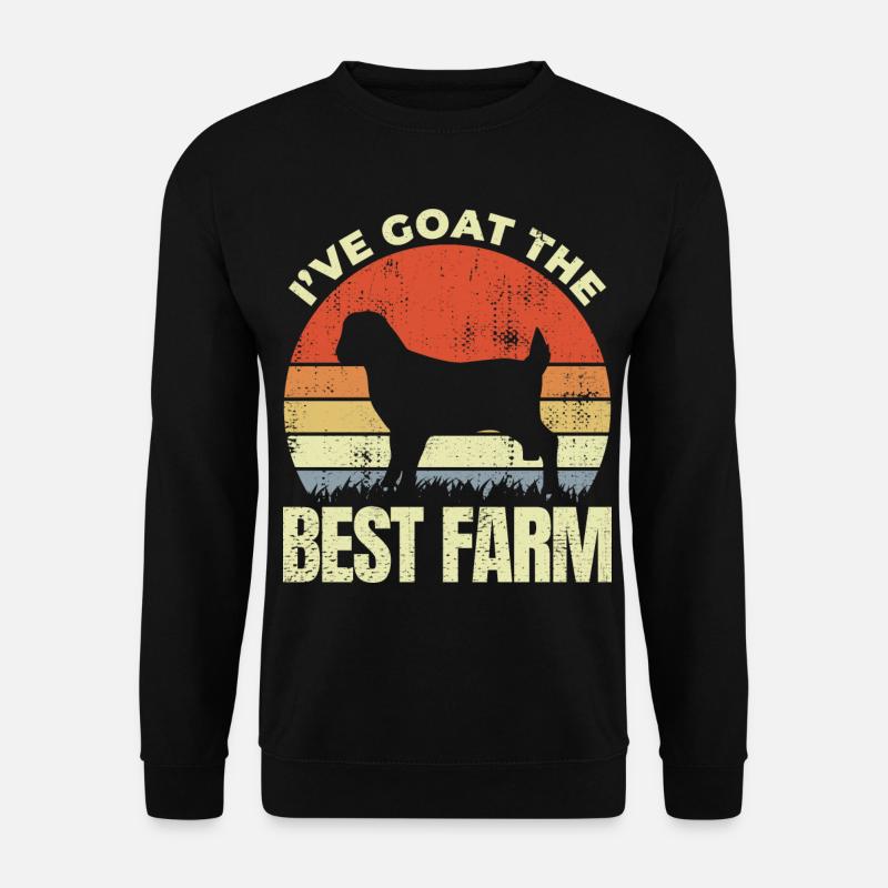 Bauernspruch - Unisex Pullover - Schwarz