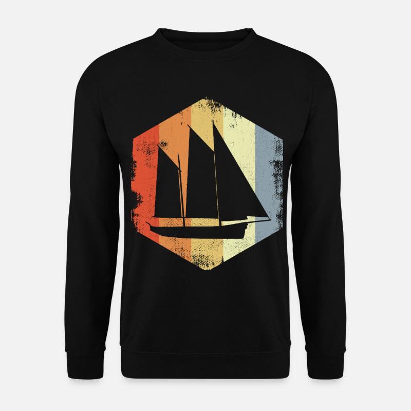 Segelschiff - Unisex Pullover - Schwarz
