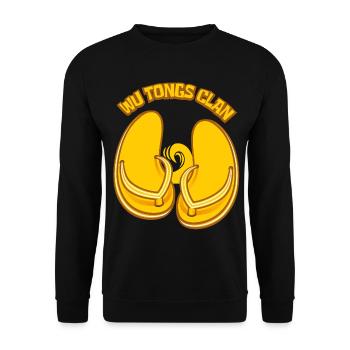 Wu-Zangen-Clan - Unisex Pullover - Schwarz - Vorne - Alina (178cm) & Michal (187cm)