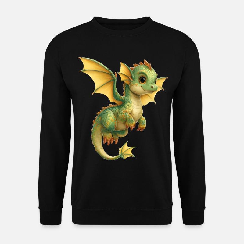 Drache - Unisex Pullover - Schwarz