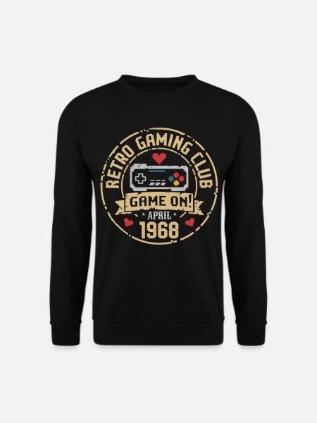 April 1968 Anniversary April 1968 Retro - Unisex Sweatshirt - black