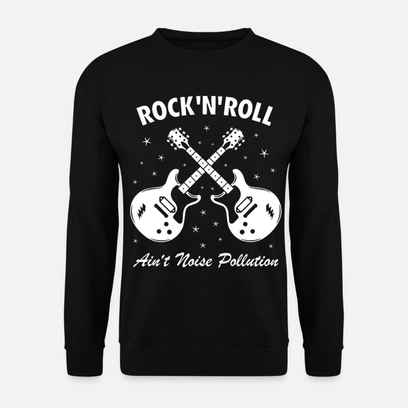 Rock 'n' Roll ist keine Lärmbelastung - Unisex Pullover - Schwarz