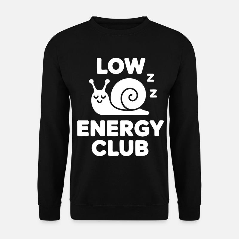 Langsame Schnecke Club - Unisex Pullover - Schwarz