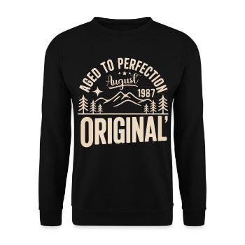 August 1987 – Legend of the Peaks and Mountains - Unisex Sweatshirt - black - Front - Alina (178cm) & Michal (187cm)