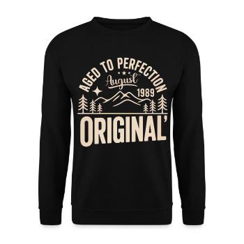 August 1989 – Legend of the Peaks and Mountains - Unisex Sweatshirt - black - Front - Alina (178cm) & Michal (187cm)