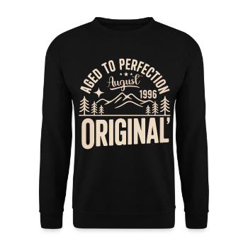 août 1996 – Légende des sommets et montagnes - Sweat-shirt Unisexe - noir - Devant - Alina (178cm) & Michal (187cm)