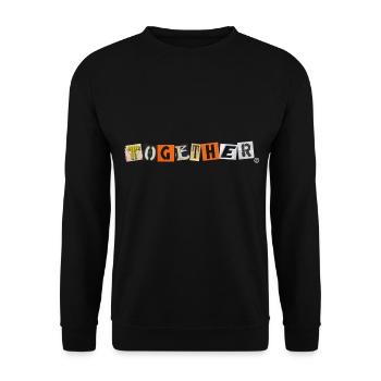 Together - Unisex Sweatshirt - black - Front - Alina (178cm) & Michal (187cm)