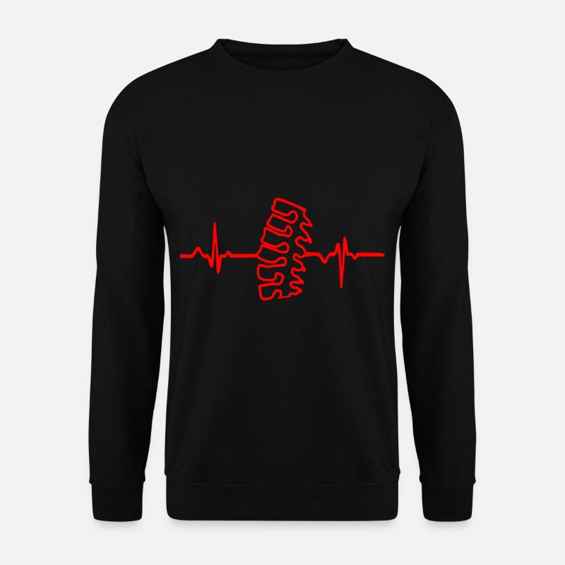 Physiotherapeut Chiropraktiker Physiotherapie - Unisex Pullover - Schwarz