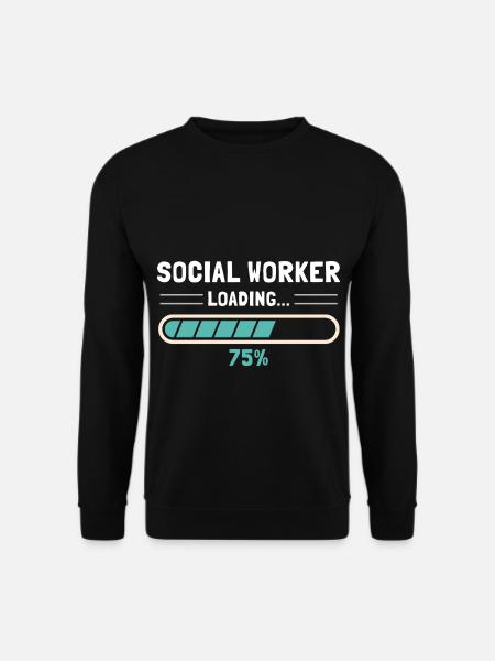 Sozialarbeiter Sozial Arbeiter Geschenkidee - Unisex Pullover - Schwarz