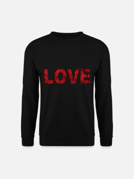 Love roses tshirt - Unisex Sweatshirt - black