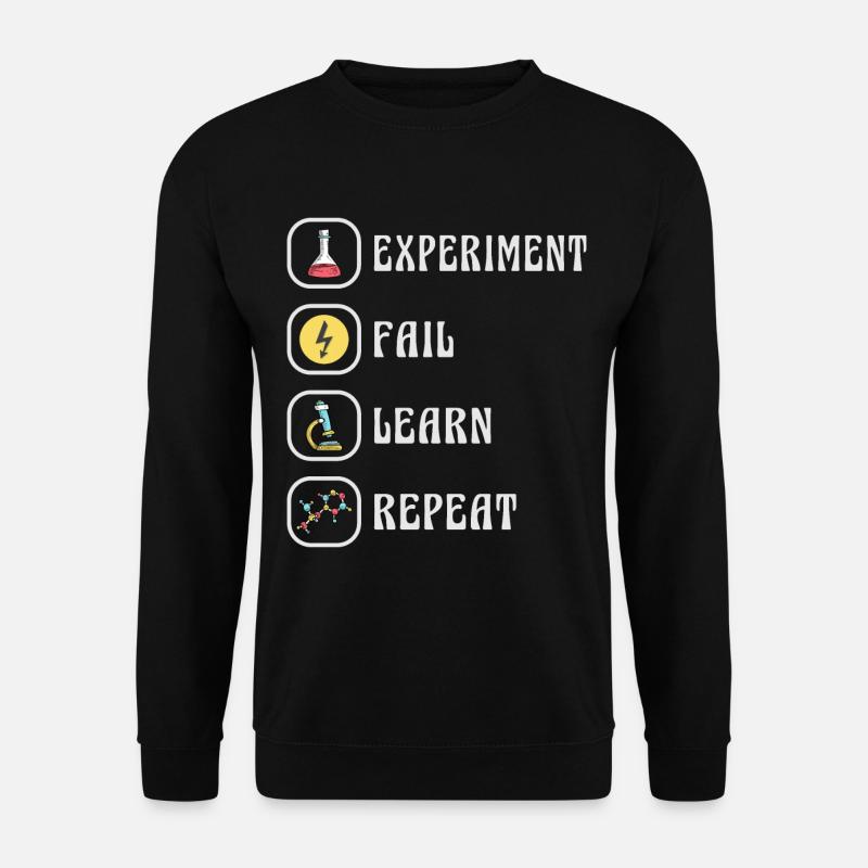 Science Physics Chemistry Experiment - Unisex Sweatshirt - black