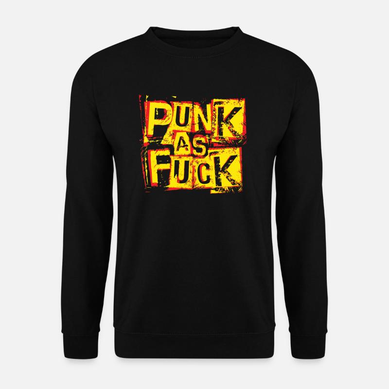 Punk comme - Sweat-shirt Unisexe - noir