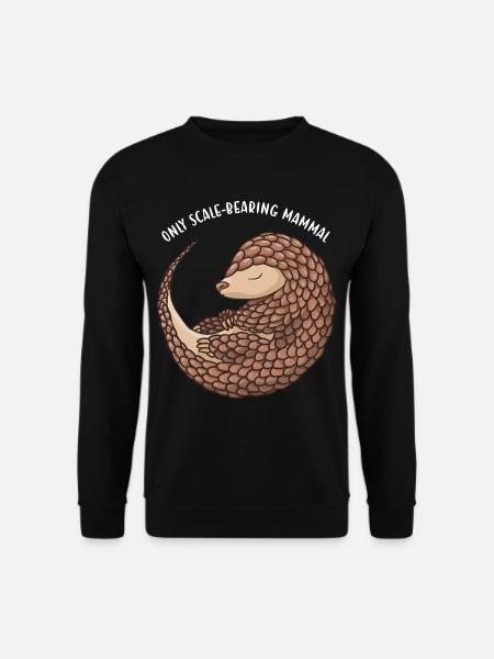 Only Scale-Bearing Mammal Pangolin - Unisex Sweatshirt - black