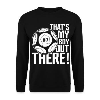 Best Papa Daddy Daddy Grandpa Father's Day T-Shirt - Unisex Sweatshirt - black - Front - Alina (178cm) & Michal (187cm)