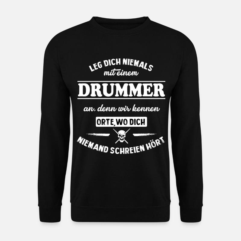 DRUMMER DRUMMER - Sweat-shirt Unisexe - noir