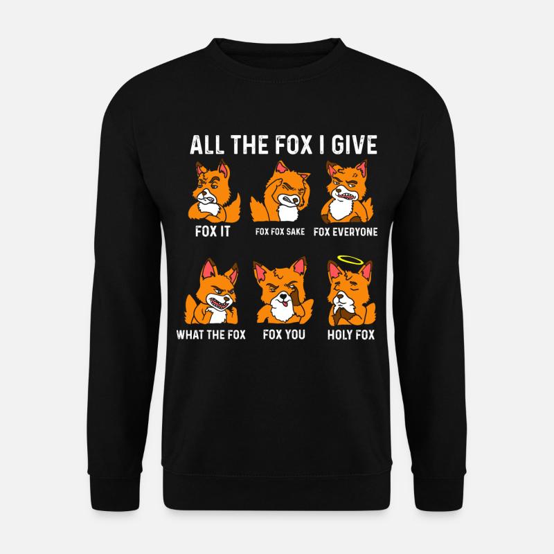 fox - Unisex Sweatshirt - black