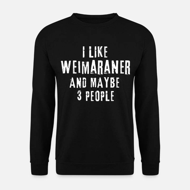 Weimaraner - Unisex Pullover - Schwarz