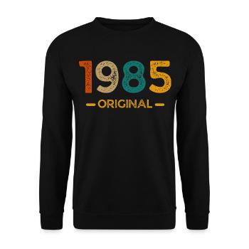 1985 Original - Unisex Sweatshirt - black - Front - Alina (178cm) & Michal (187cm)