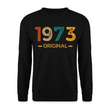 1973 Original - Unisex Sweatshirt - black - Front - Alina (178cm) & Michal (187cm)