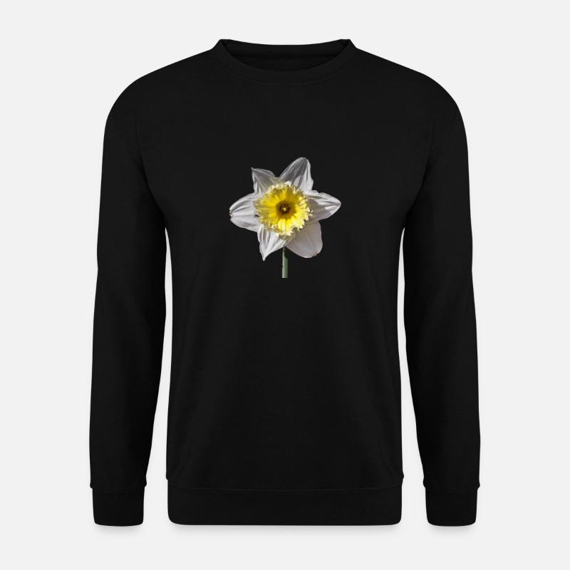 Narzisse - Unisex Pullover - Schwarz