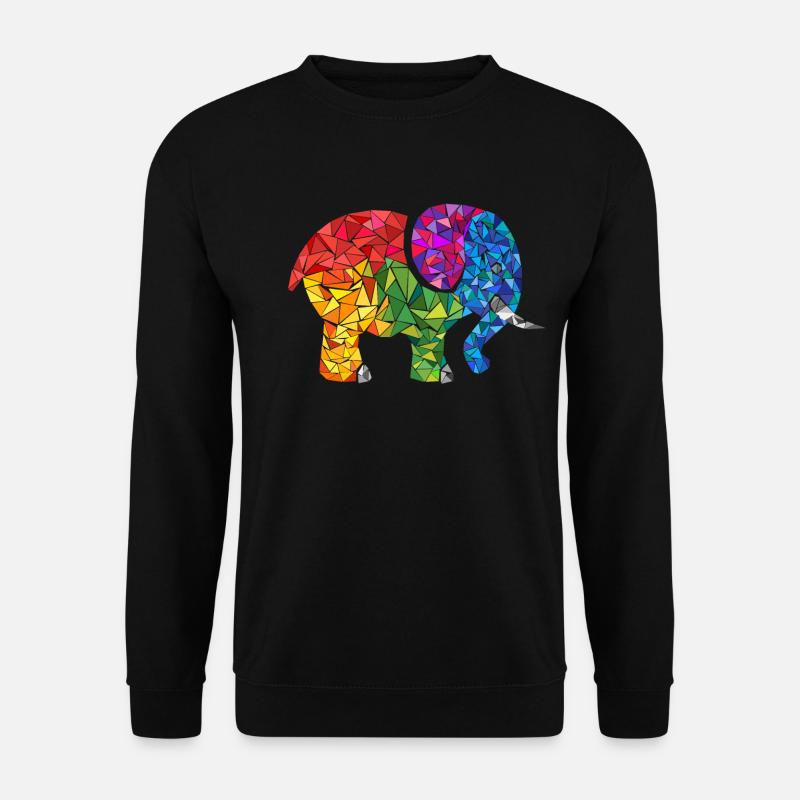 Elephant - Unisex Sweatshirt - black