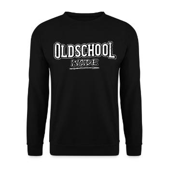 oldschool à l'intérieur de la chemise hiphop - Sweat-shirt Unisexe - noir - Devant - Alina (178cm) & Michal (187cm)