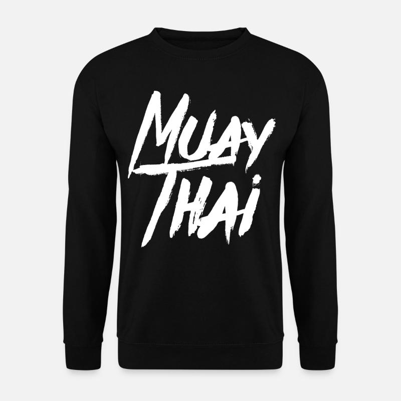 MUAY THAI Thaiboxen Kampfsport MMA Boxen - Unisex Pullover - Schwarz